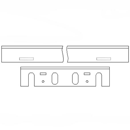 Ersatz HSS Hobelmesser für ADH 260