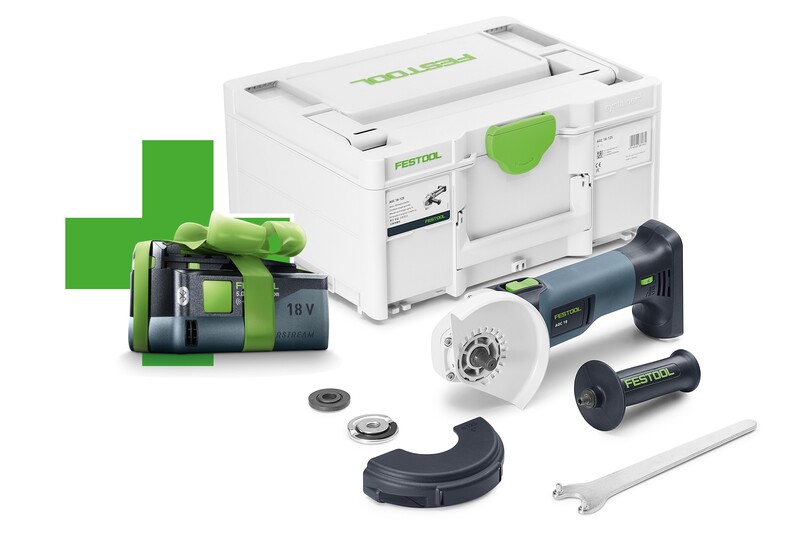 Festool Akku-Winkelschleifer AGC 18-125 EB-Basic *AKTION Akku Gratis*