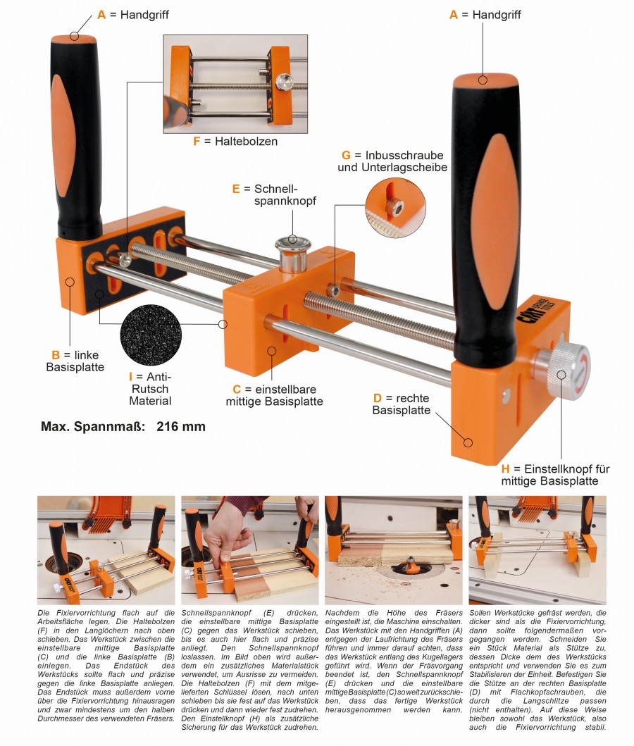 CMT Fixiervorrichtung für Kleinteile PTC-1