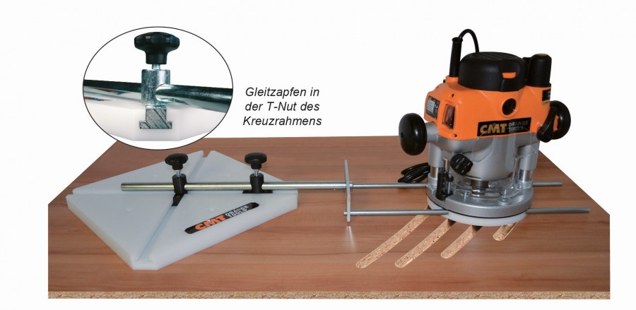 CMT Ellipsen- und Kreisfrässchablone CMT3000