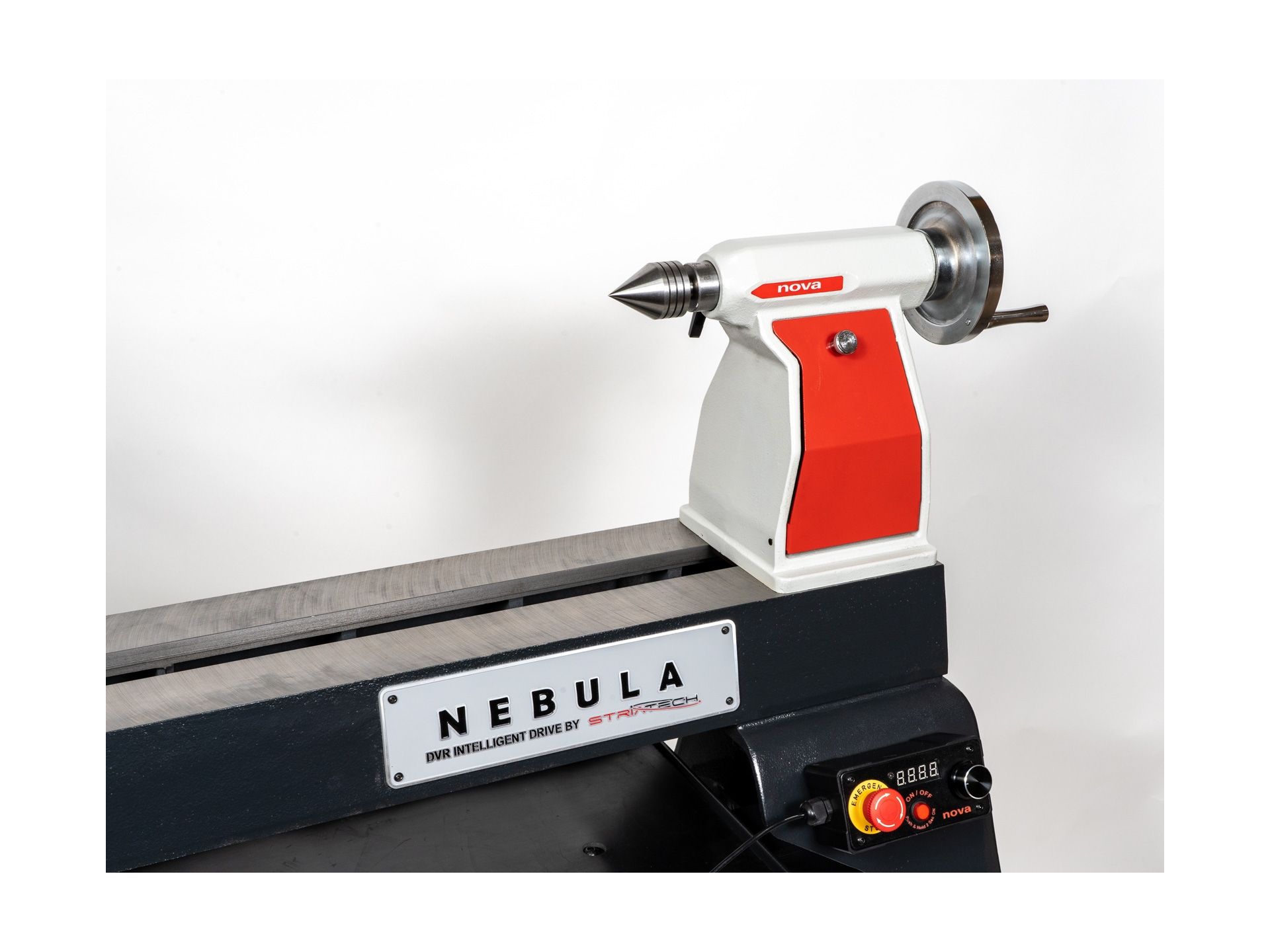 TEKNATOOL NOVA NEBULA 230 DVR Drechselmaschine mit schwenkbarem Kopf