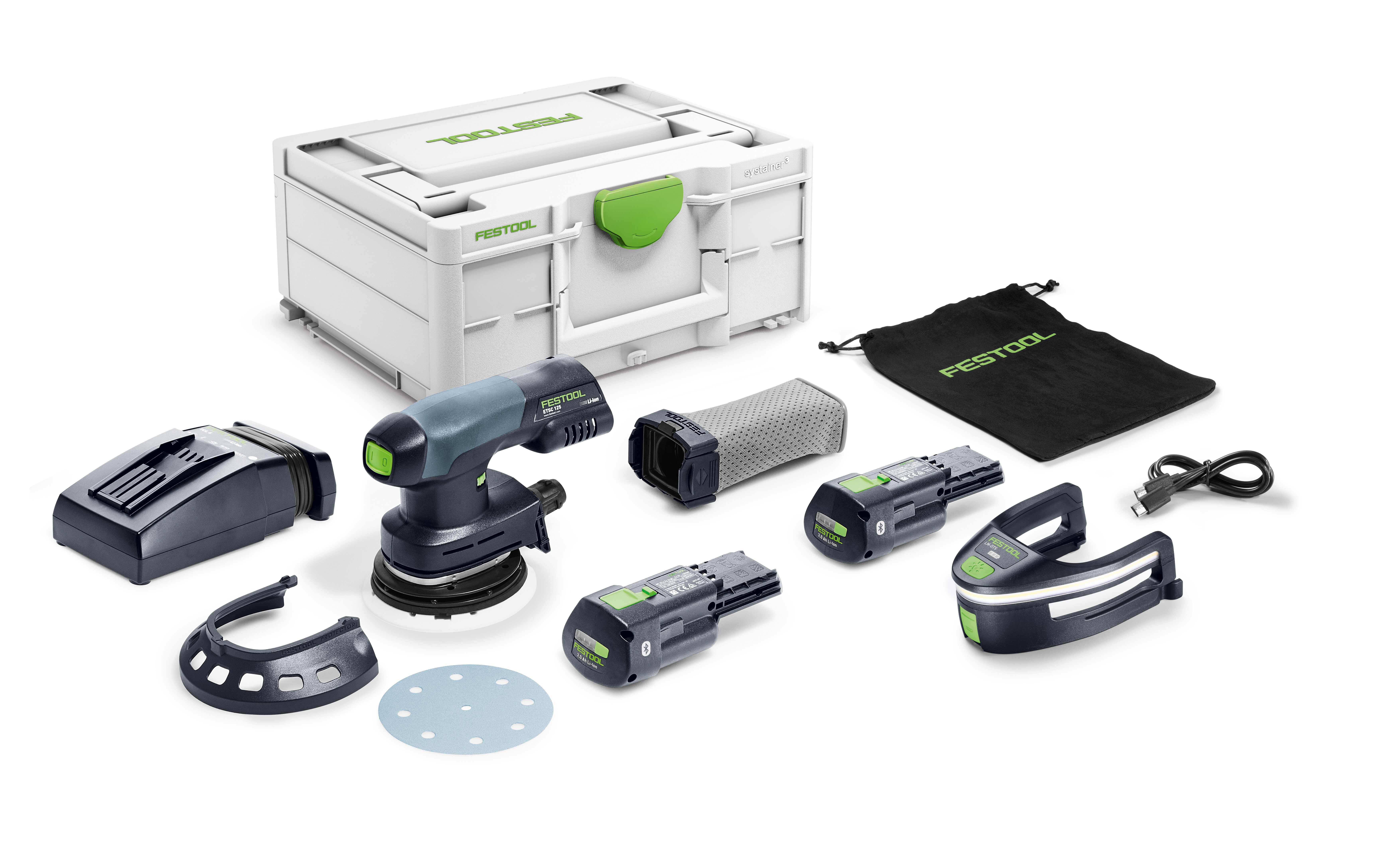 Festool Akku-Exzenterschleifer ETSC 125 3,0 I-Plus