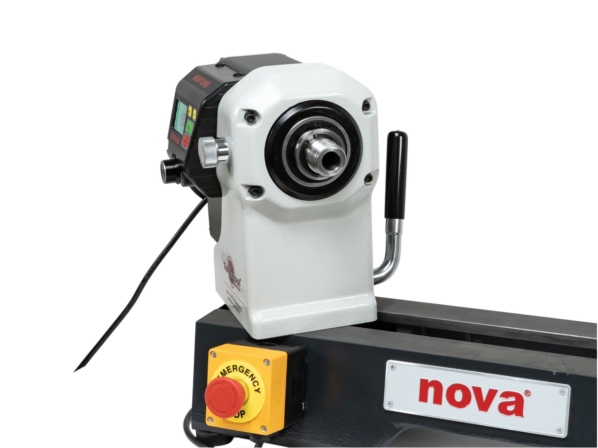 TEKNATOOL NOVA NEPTUNE 190 DVR Tischdrechselbank mit schwenkbarem Kopf