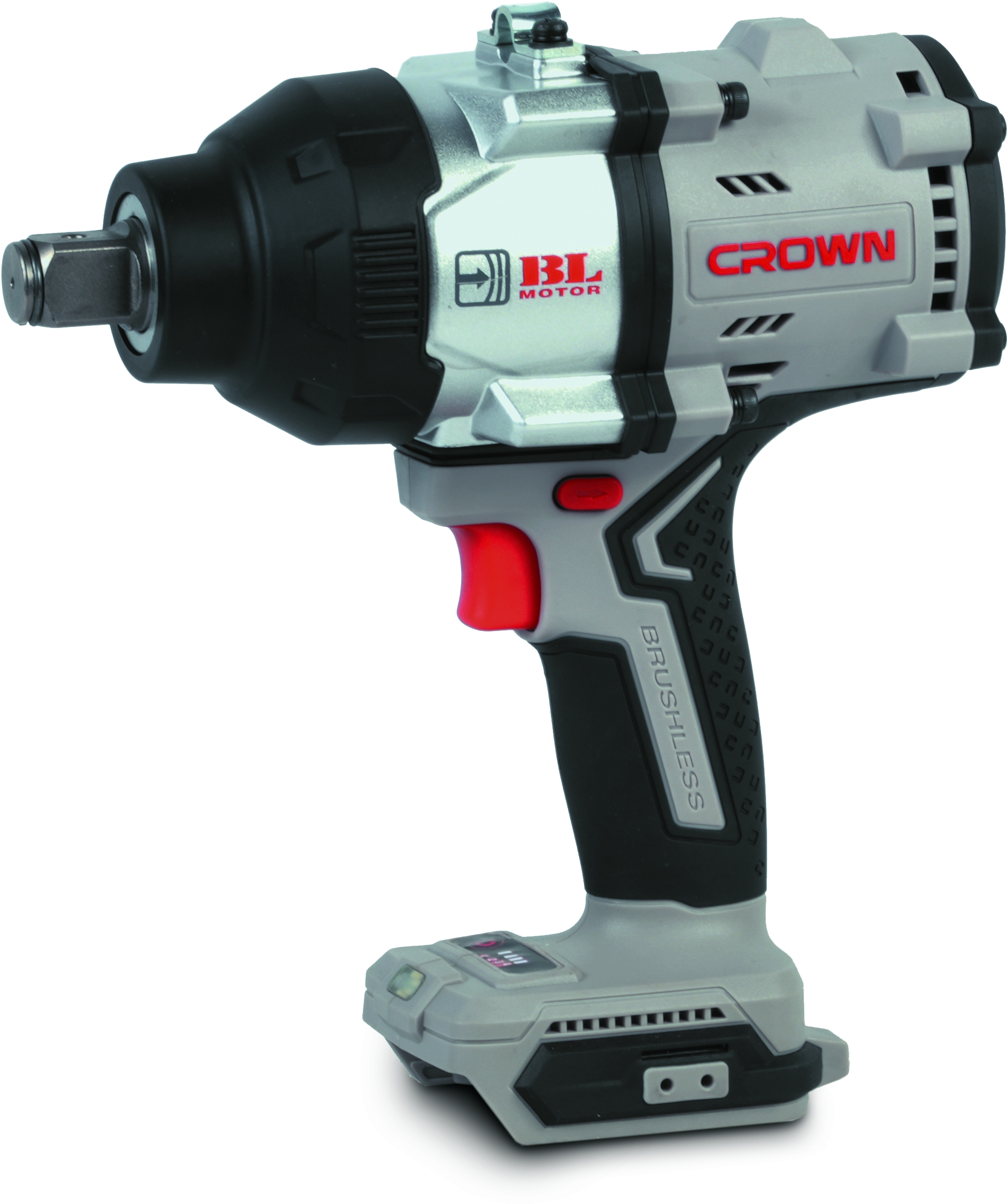 CROWN Akku Schlagschrauber 20 V 1500 Nm 3/4" Vierkantaufnahme vibrationsarm