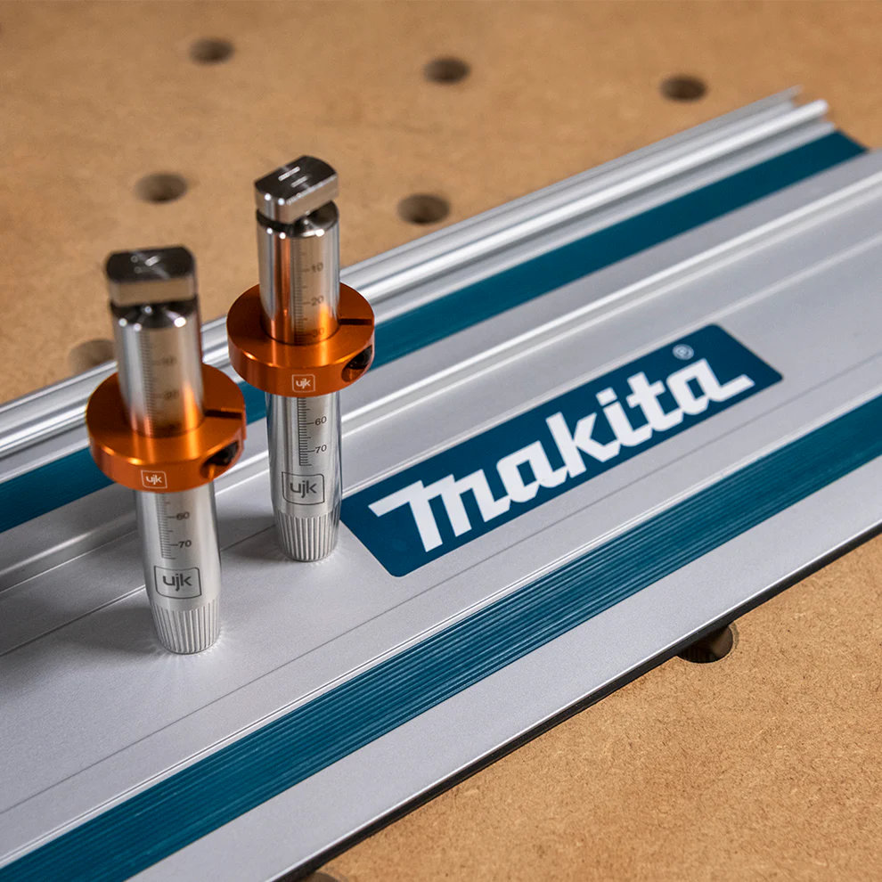 UJK Bankhaken mit Führungsschienenbefestigung ø20mm höhenverstellbar - Makita - 2er Set