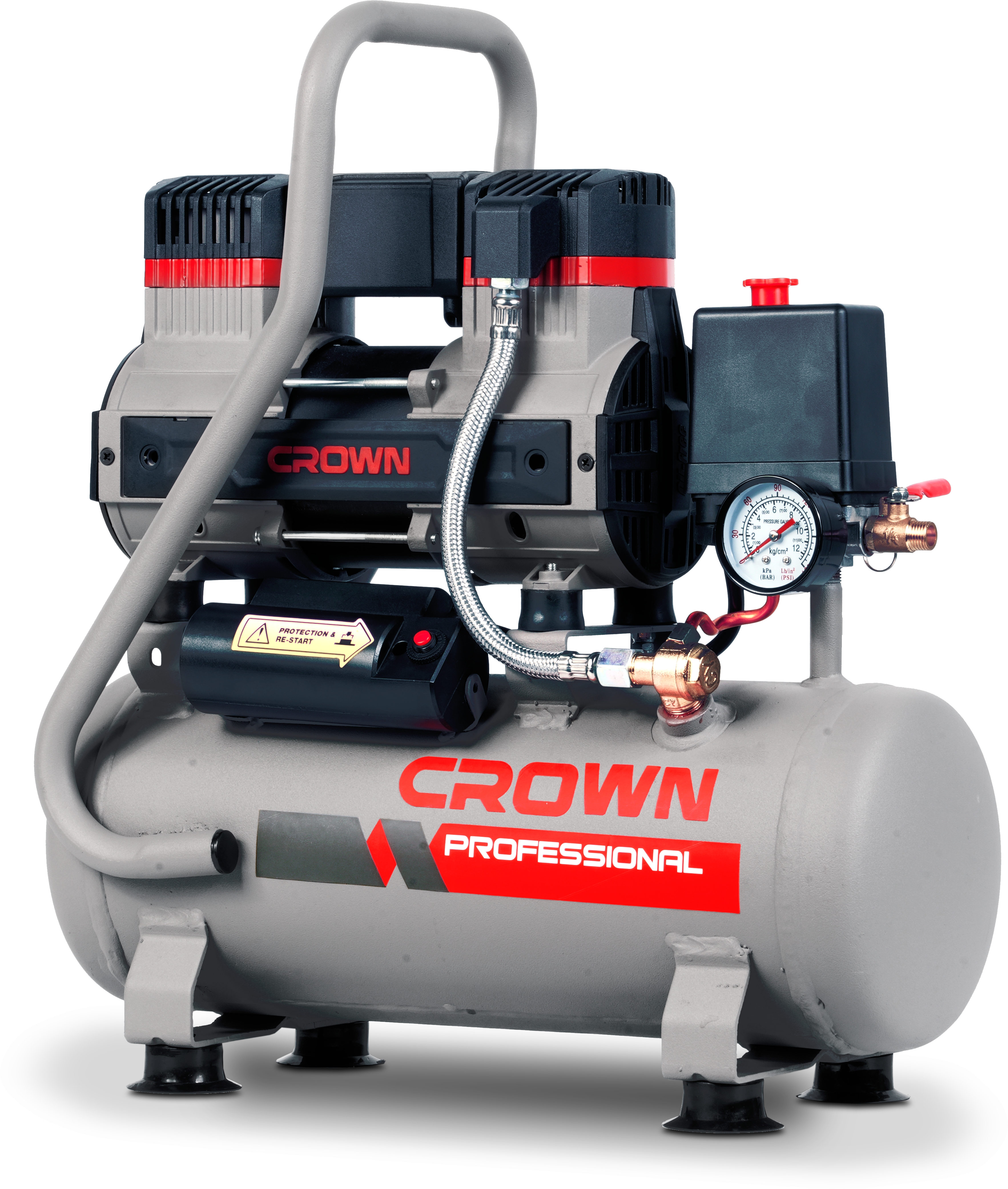 CROWN Luftkompressor 8l 8 bar