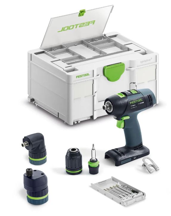 Festool Akku-Bohrschrauber T 18+3 Basic-Set