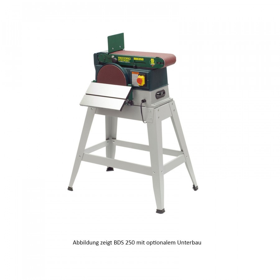 Kombinierter Bandschleifer Tellerschleifer Record Power - BDS 250 * B-ware*