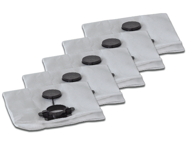 CROWN Staubbeutel Klasse M für Nass und Trockensauger CT99740/741/742 - 5er Pack