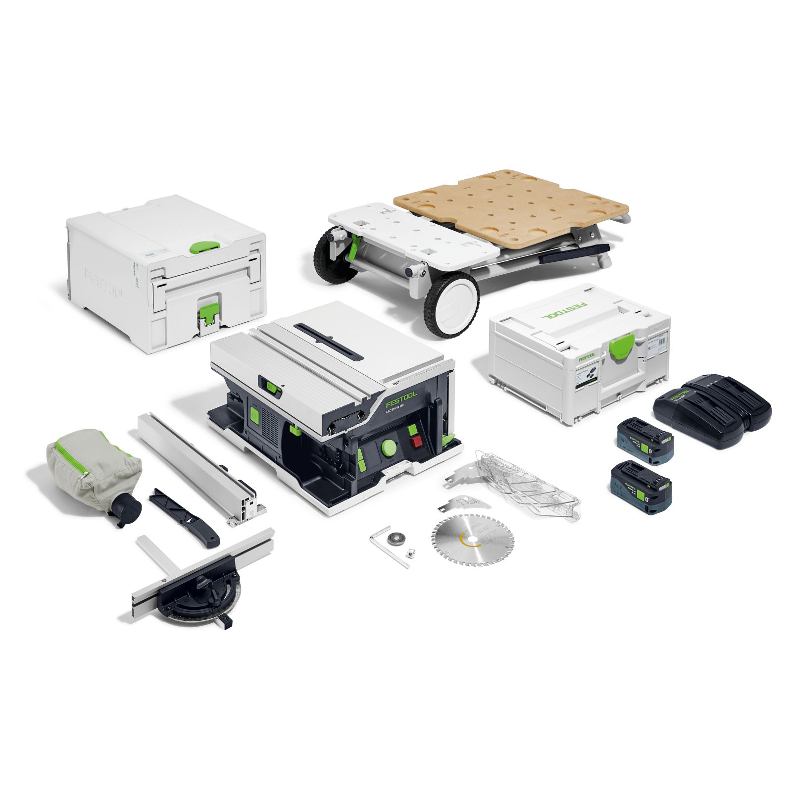 Festool Akku-Tischkreissäge CSC SYS 50 EBI-Set