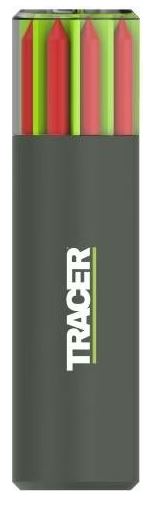 6 rote Ersatzminen für Tracer Druckbleistift 