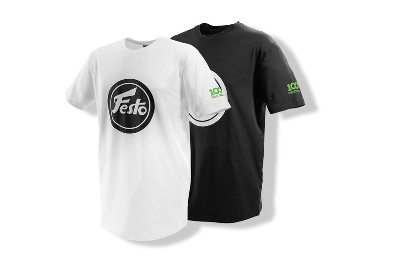 Festool-Fanartikel T-Shirt 2er-Set Unisex 100Y Edition