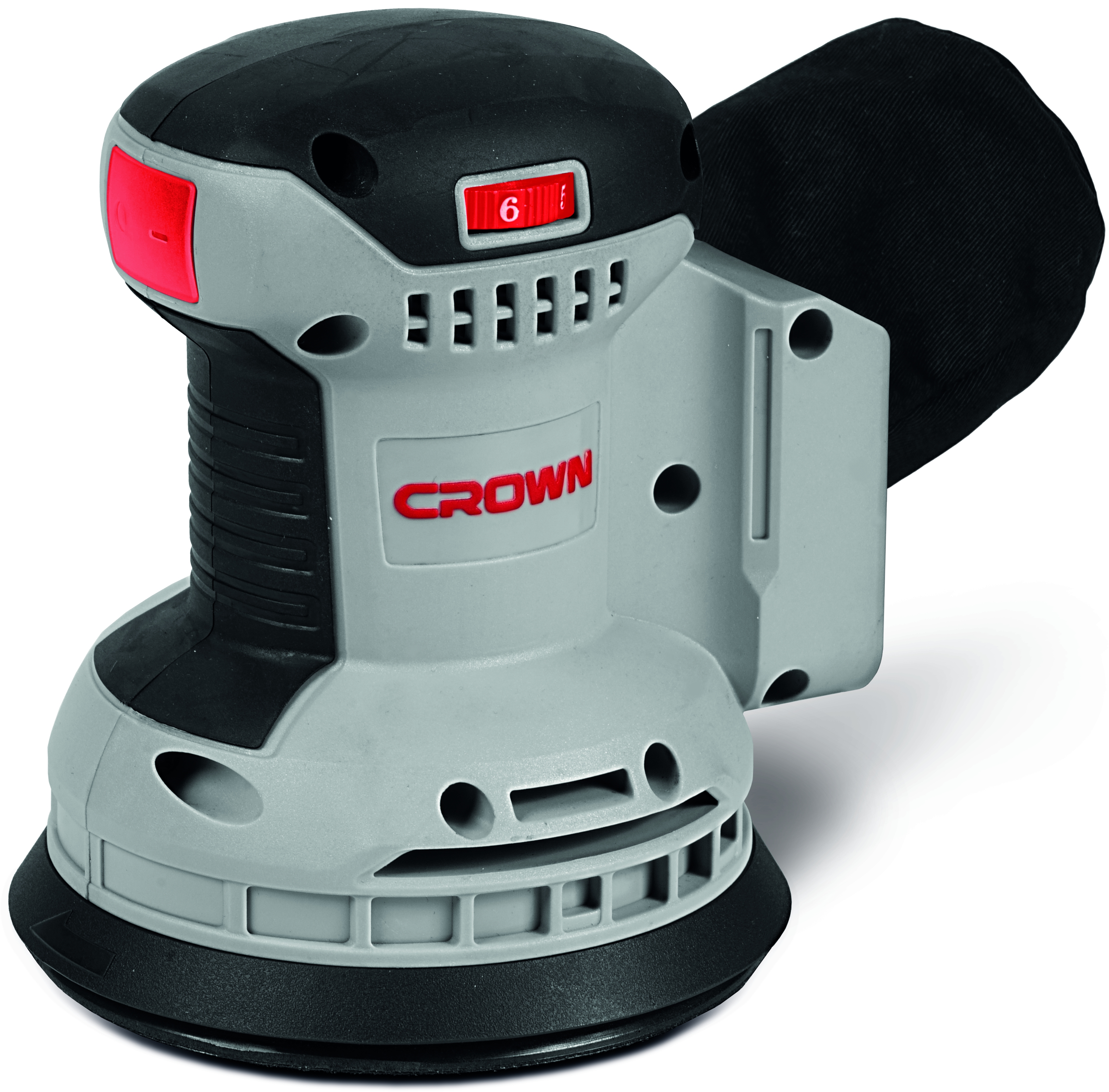 CROWN Akku Exzenterschleifer 20 V 125 mm