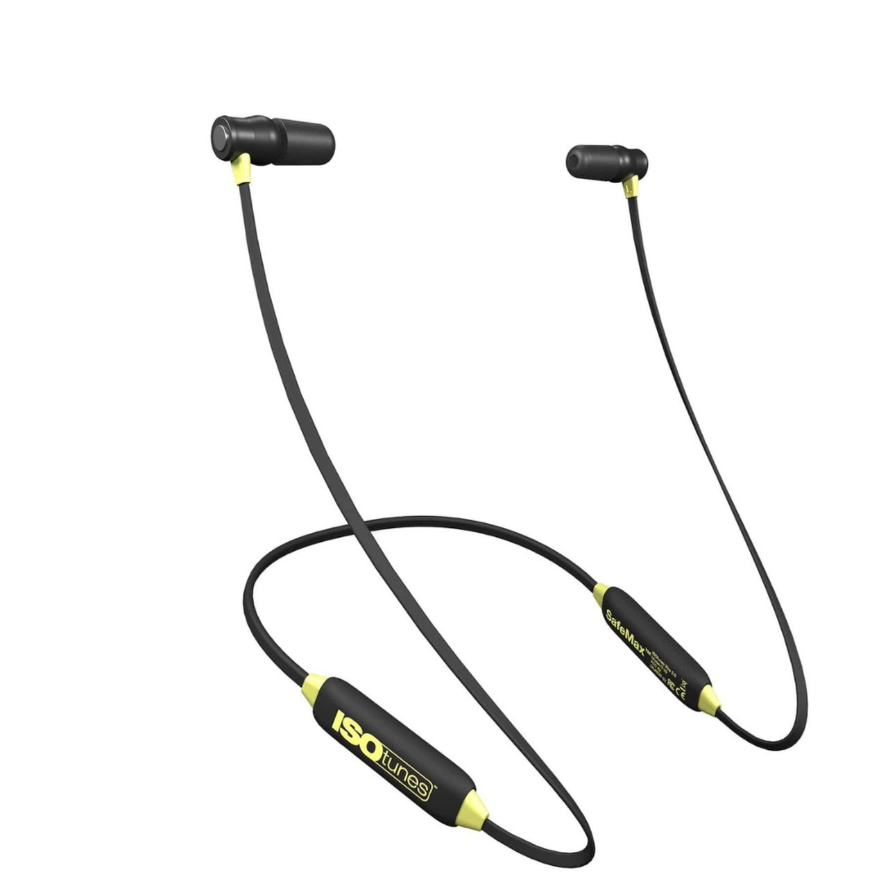 Iso Tunes Professioneller Bluetooth Gehörschutz XTRA 2.0 Black & Yellow