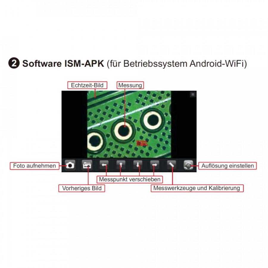 Insize Kabelloses Digital-Mikroskop (WiFi)