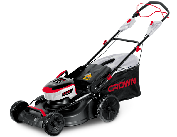 CROWN Akku Rasenmäher mit Antrieb 20 V 51 mm