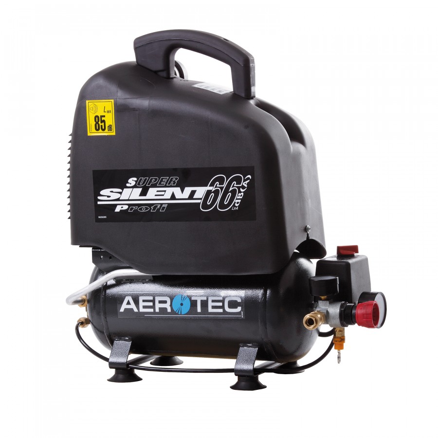 (8 Bar - 6 Liter) Tragbarer Kolbenkompressor Aerotec Vento SILENT 6