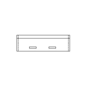 Hobelmesser Bosch 75x18x3 Typ: 0590, 1590 und P400