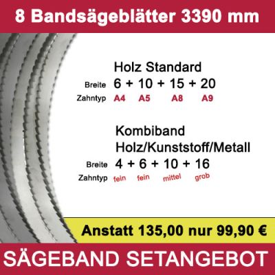 Premium - Flexback Bandsägeblatt 10 × 0,65 mm | 6Z/Z - Für das Handwerk